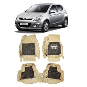 Floor Mats for I20 Old  - beige